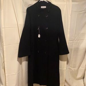 Calvin Klein women’s black wool coat